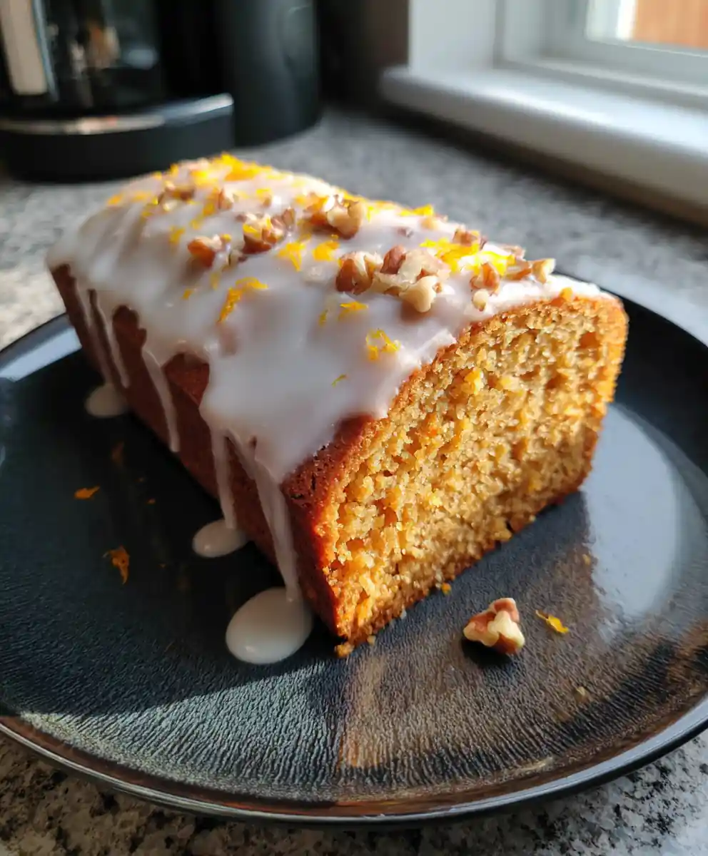 Moist Carrot Pound Cake With Orange Honey Walnut Swirl And Vanilla Glaze 5 Moist Carrot Pound Cake with Orange Honey Walnut Swirl and Vanilla Glaze