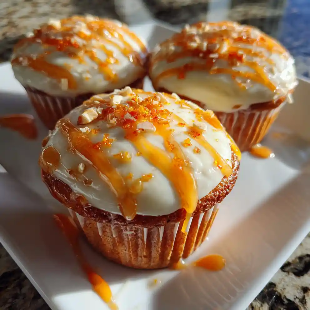 Orange Cardamom Glazed Carrot Cream Cheese Cupcakes 4 Orange Cardamom Glazed Carrot Cream Cheese Cupcakes