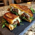 Panini Cheese Burger With Fig Onion Jam 1767869990.6138124