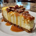 Pecan Caramel Cheesecake With Sea Salt Caramel Swirl 4 Pecan Caramel Cheesecake With Sea Salt Caramel Swirl 1767869720.1653264