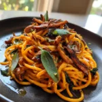 Pumpkin Mushroom Spaghetti With Smoky Tempeh Crunch 6 Pumpkin Mushroom Spaghetti With Smoky Tempeh Crunch 1767808723.5074944