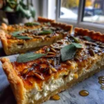 Pumpkin Ricotta Tart With Caramelized Onion And Sage 1767845890.7372336