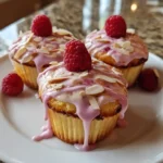 Raspberry Cheesecake Cupcakes With Rose Infused Frosting And Glazed Drizzle 1767853399.5284345
