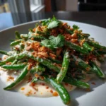 Sautéed Green Beans With Chili Lime Cream Drizzle And Toasted Sesame Almond Crumble 6 Sauteed Green Beans With Chili Lime Cream Drizzle And Toasted Sesame Almond Crumble 1767864020.2329826