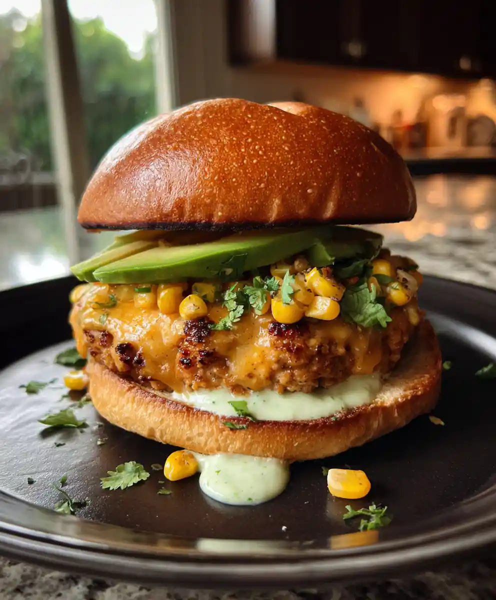 Southwest Spiced Turkey Burgers With Chipotle Cheddar Swirl 5 Southwest Spiced Turkey Burgers with Chipotle Cheddar Swirl