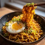 Spicy Buldak Ramen With Coconut Miso Cream And Soft Boiled Egg 6 Spicy Buldak Ramen With Coconut Miso Cream And Soft Boiled Egg 1767837069.5459533