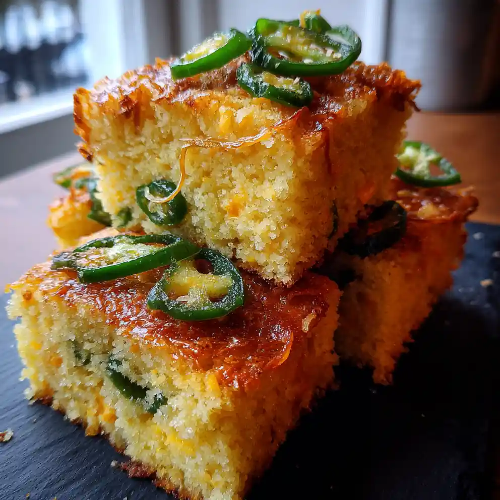 Spicy Jalapeno Cheddar Cornbread With Smoked Paprika Cheese Swirl 1767797653.1181407