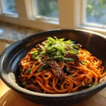 Spicy Korean Gochujang Beef Noodles With Coconut Cream Swirl 6 Spicy Korean Gochujang Beef Noodles With Coconut Cream Swirl 1767807855.828715