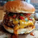 Steakhouse Style Burger With Sloppy Joe Topping And Cheddar Ribbon 6 Steakhouse Style Burger With Sloppy Joe Topping And Cheddar Ribbon 1767854845.3586042