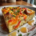 Sunset Red Pepper Swirl Breakfast Casserole 1767797391.4468067