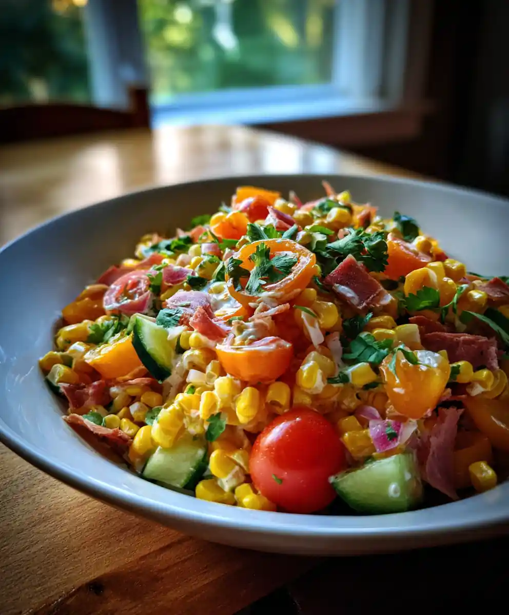 Sweet Corn Salad With Citrus Yogurt Dressing 5 Sweet Corn Salad with Citrus Yogurt Dressing