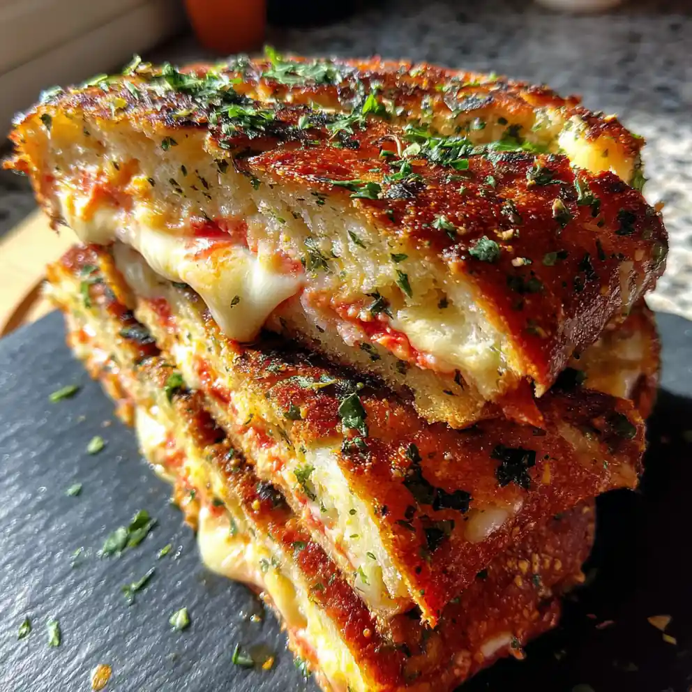Swirled Garlic Herb Cheese Bread With Roasted Red Pepper Cream 4 Swirled Garlic Herb Cheese Bread with Roasted Red Pepper Cream