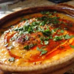 Turkish Lentil Soup With Roasted Red Pepper Paprika Swirl 1767831881.9584594