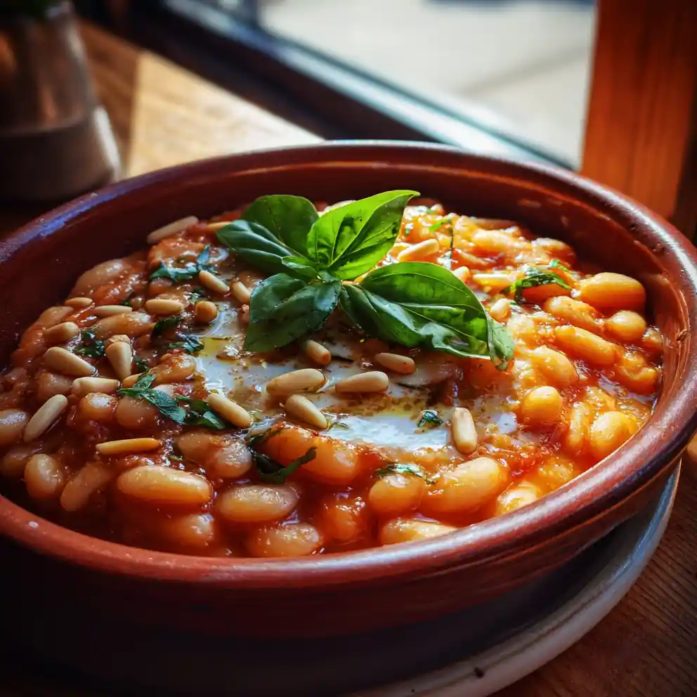 Tuscan Butter Beans With Lemon Basil Cream Swirl 4 Tuscan Butter Beans with Lemon Basil Cream Swirl