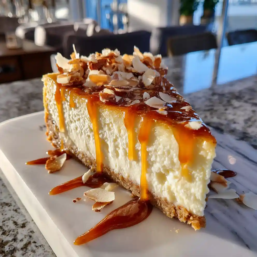 Vanilla Bean Brown Butter Cheesecake With Salted Caramel Swirl 4 Vanilla Bean Brown Butter Cheesecake with Salted Caramel Swirl