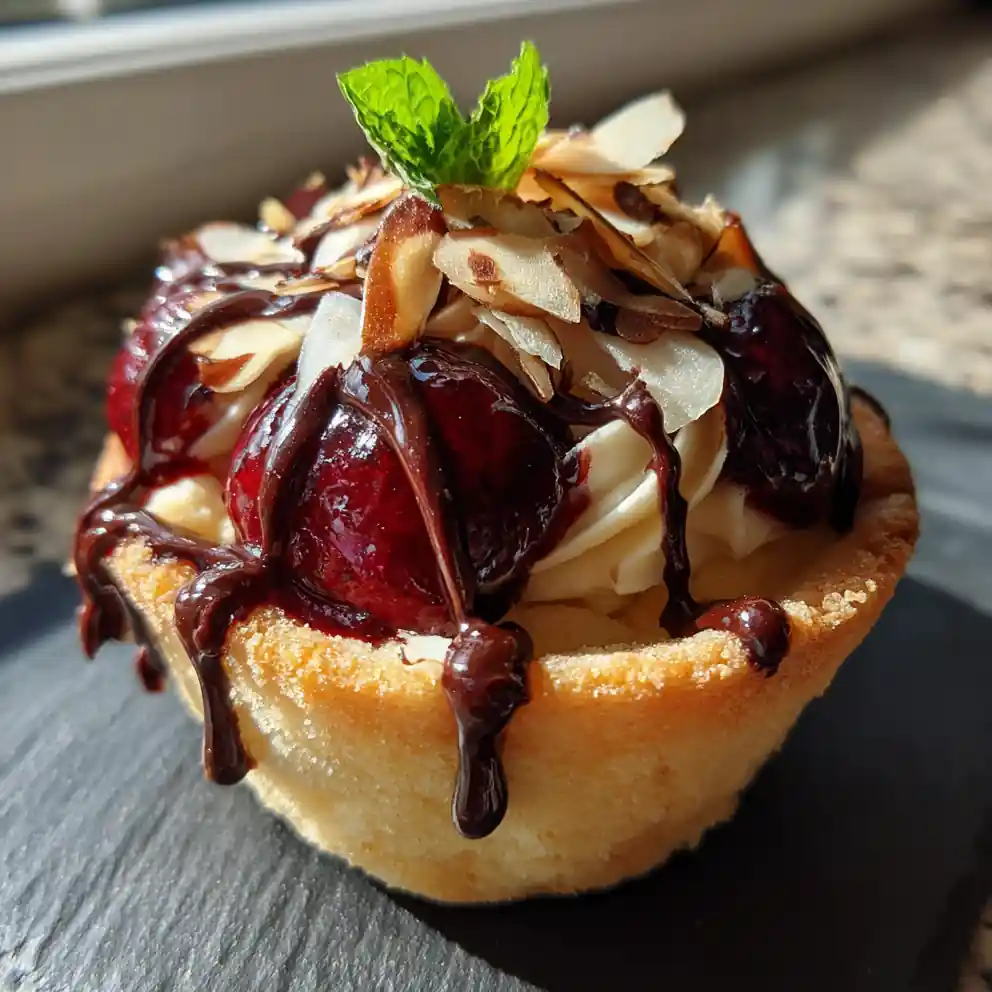 Vanilla Swirled Cherry Cookie Cups 1767853677.6602154