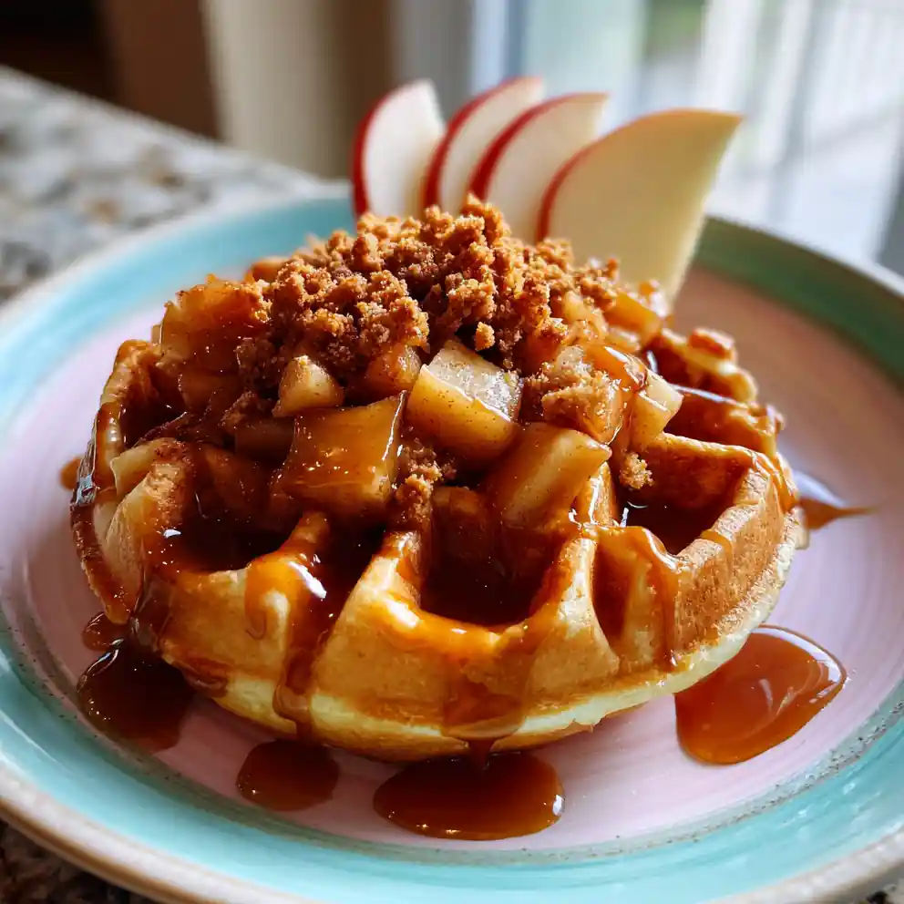 Apple Fritter Waffle Donuts With Cinnamon Maple Caramel Drizzle 1772106456.8218431