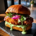 Cajun Chicken Sandwich With Creamy Avocado Lime Drizzle 6 Cajun Chicken Sandwich With Creamy Avocado Lime Drizzle 1772044435.720497
