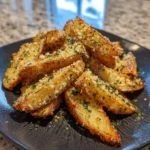 Crispy Garlic Parmesan Potato Wedges With Lemon Thyme Olive Oil Drizzle 1772050541.8002706
