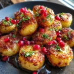 Crispy Parmesan Crusted Baby Potatoes With Pomegranate Glaze 1772022584.015498