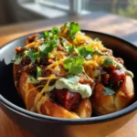 Crockpot Chili Dog Casserole With Smoked Chipotle Cheddar Swirl 1772043573.4392314