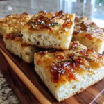 Garlic Parmesan Focaccia Bread With Caramelized Onion Ribbon 1772134242.3425148