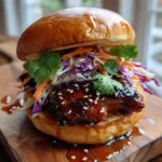 Korean Bbq Chicken Sandwich With Caramelized Gochujang Glaze 1772059495.9058955