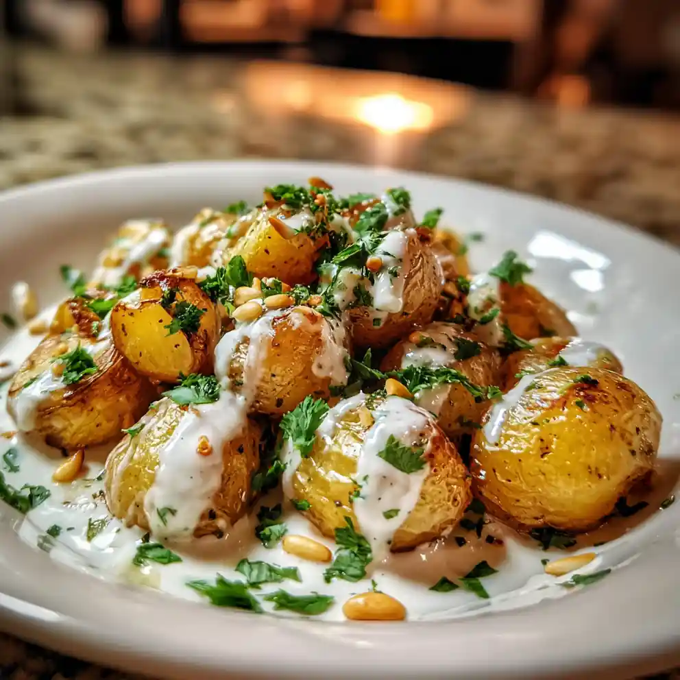 Lemon Bright Creamy Garlic Baby Potatoes 4 Lemon Bright Creamy Garlic Baby Potatoes