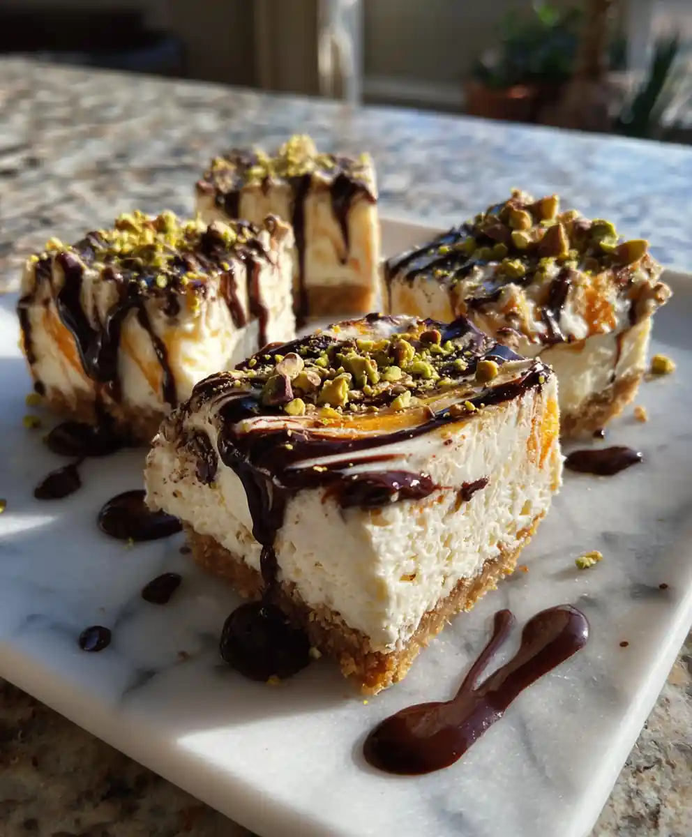 Orange Zest Ricotta Swirl Cannoli Cheesecake Bars 5 Orange Zest Ricotta Swirl Cannoli Cheesecake Bars