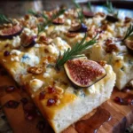 Rosemary Infused Fig And Blue Cheese Focaccia With Honey Pomegranate Glaze 6 Rosemary Infused Fig And Blue Cheese Focaccia With Honey Pomegranate Glaze 1772082369.6772647