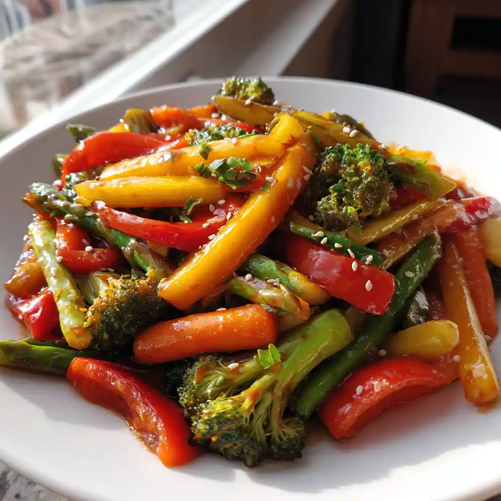 Sweet Sour Vegetable Stir Fry With Chili Honey Glaze 4 Sweet Sour Vegetable Stir Fry With Chili Honey Glaze