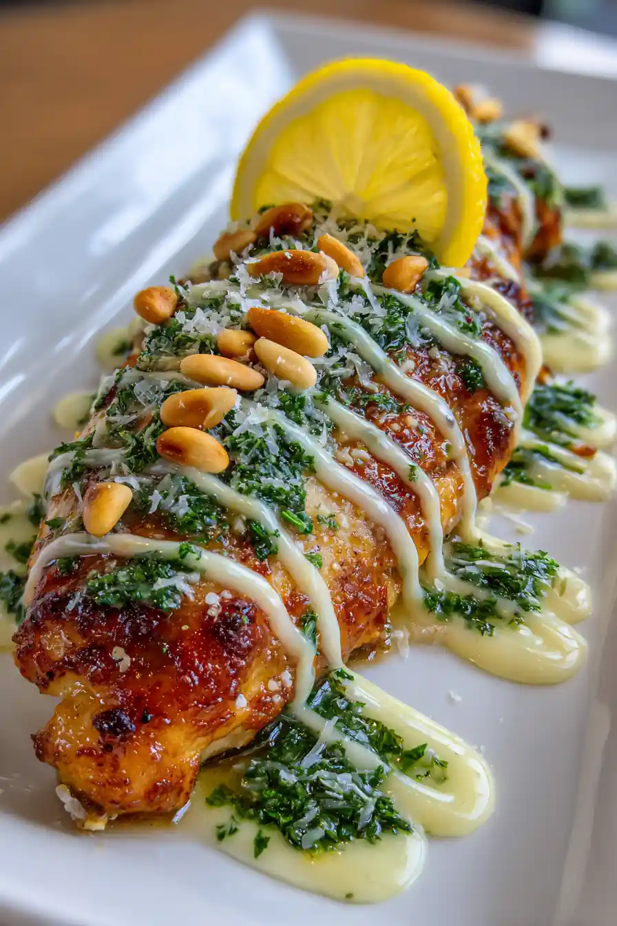 Baked Caesar Chicken With Creamy Parmesan Sauce 5 Baked Caesar Chicken With Creamy Parmesan Sauce