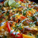 Cheesy Chicken Fajita Rice Skillet 1772970259.7435365