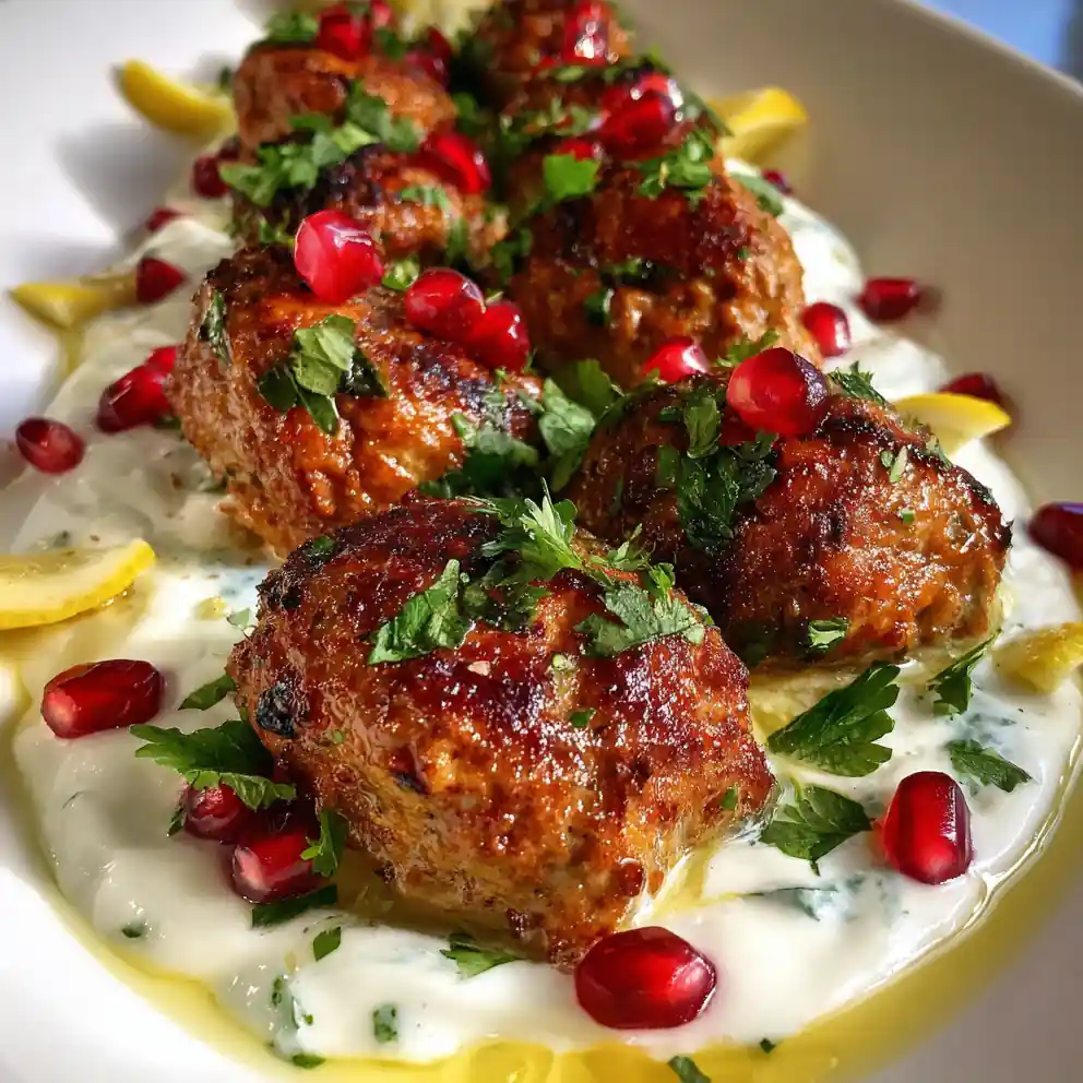 Chicken Kofta With Garlic Yogurt Sauce – Juicy, Spiced & Mediterranean Inspired 4 Chicken Kofta With Garlic Yogurt Sauce – Juicy, Spiced & Mediterranean Inspired