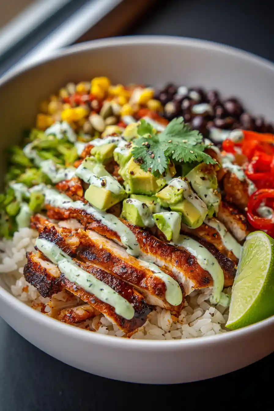 Chicken Burrito Bowl 5 Chicken Burrito Bowl