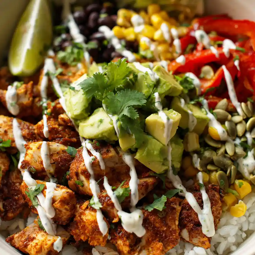 Chicken Burrito Bowl 4 Chicken Burrito Bowl