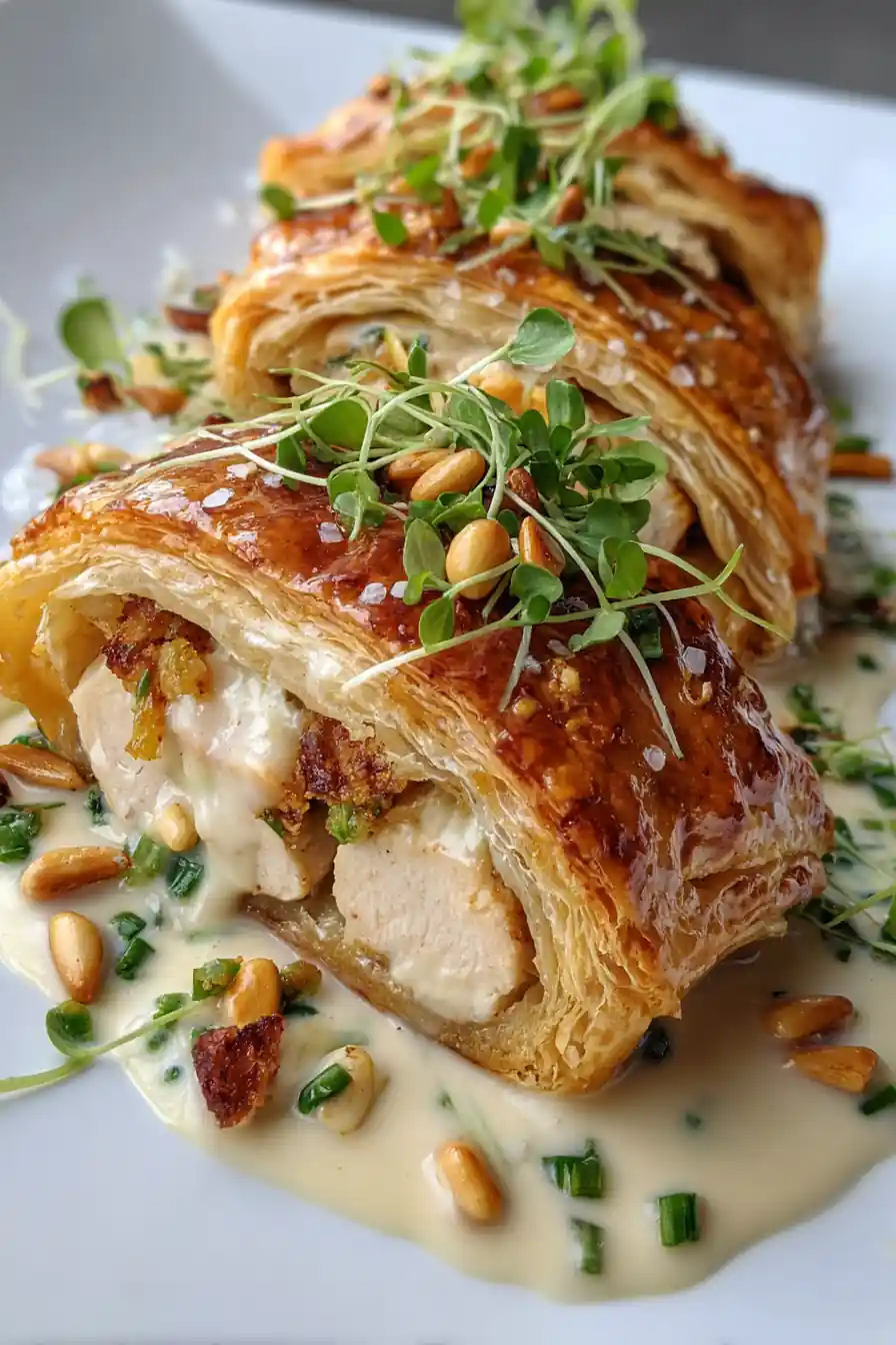 Chicken Pillows With Creamy Parmesan Sauce – Comfort Food Dinner