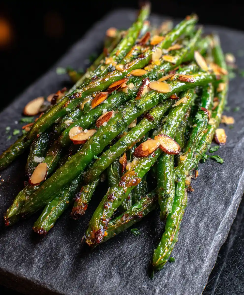 Crispy Roasted Green Beans With Garlic And Parmesan 5 Crispy Roasted Green Beans With Garlic And Parmesan