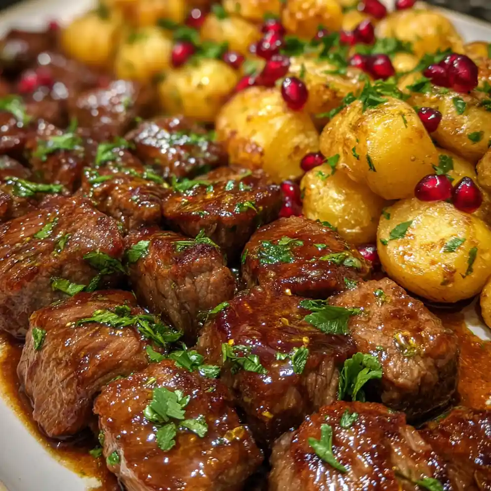 Garlic Steak Bites With Crispy Potatoes 1772946521.4605987