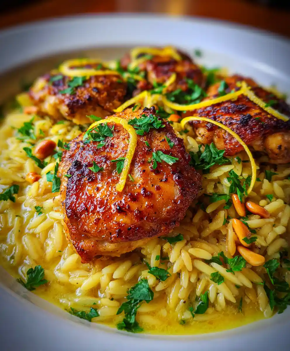Gorgeous One Pan Lemon Chicken Orzo 5 Gorgeous One Pan Lemon Chicken Orzo