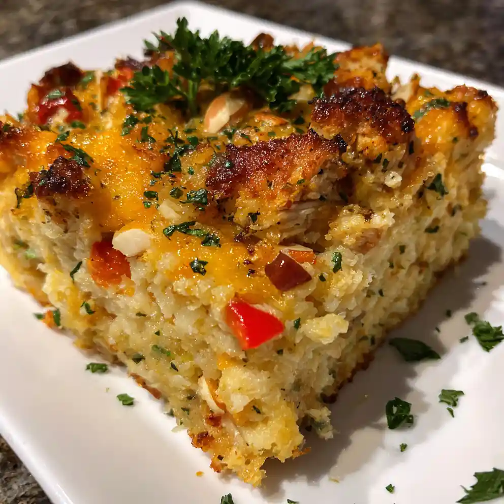 Healthy Chicken Cauliflower Rice Casserole 4 Healthy Chicken Cauliflower Rice Casserole