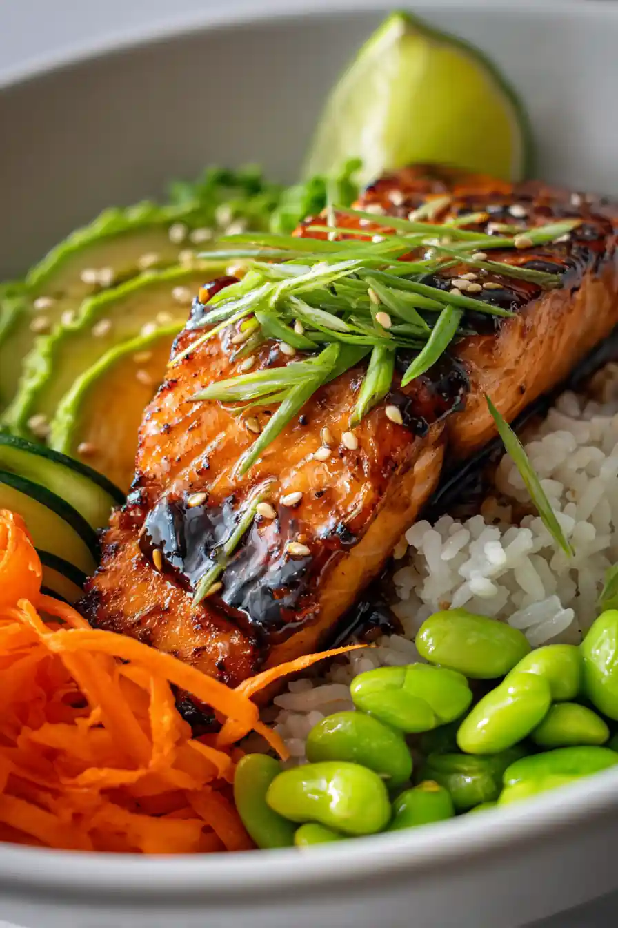 Honey Glazed Salmon Bowl 5 Honey Glazed Salmon Bowl