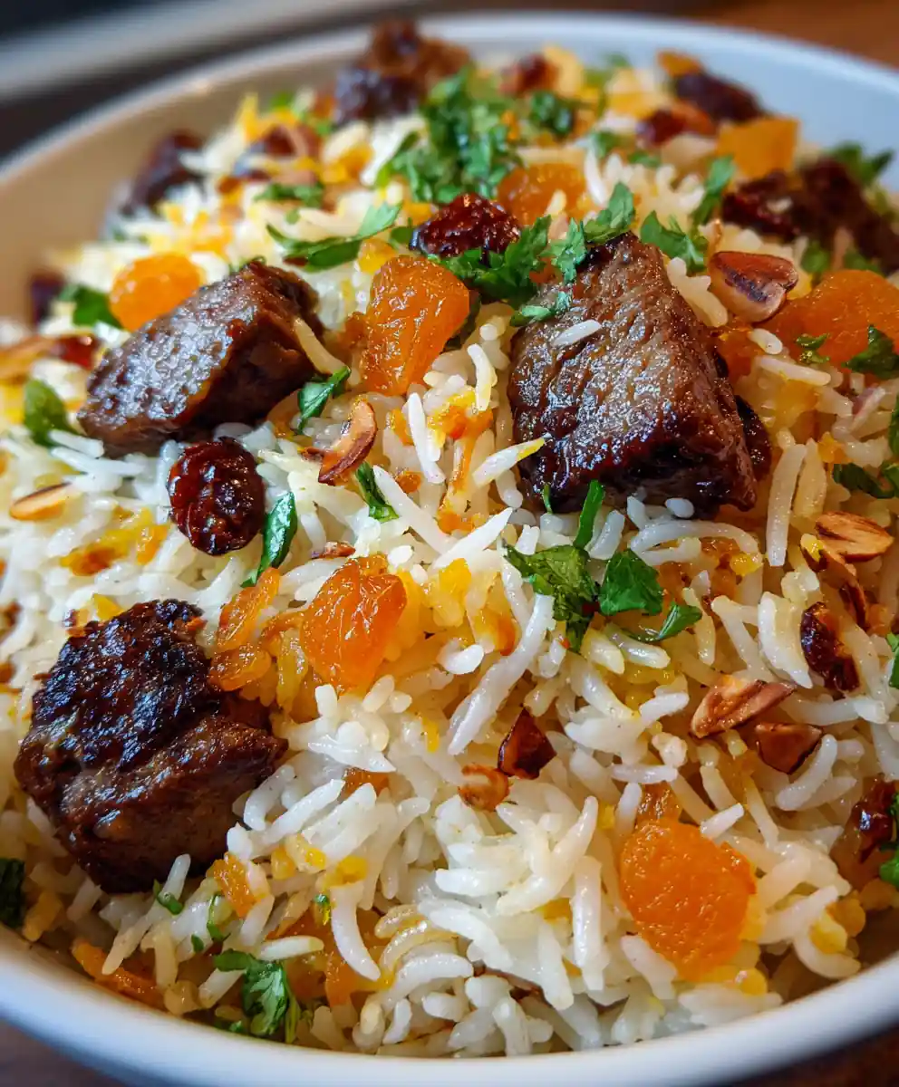 Kabuli Pulao With Caramelized Onions, Carrots, And Almonds 5 Kabuli Pulao With Caramelized Onions, Carrots, And Almonds