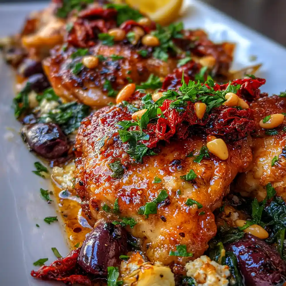 Mediterranean Chicken Bake With Sun Dried Tomatoes 4 Mediterranean Chicken Bake With Sun Dried Tomatoes