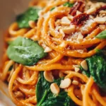 Spaghetti With Spinach Sun Dried Tomato Cream 6 Spaghetti_With_Spinach_Sun_Dried_Tomato_Cream_1773970287.1644533