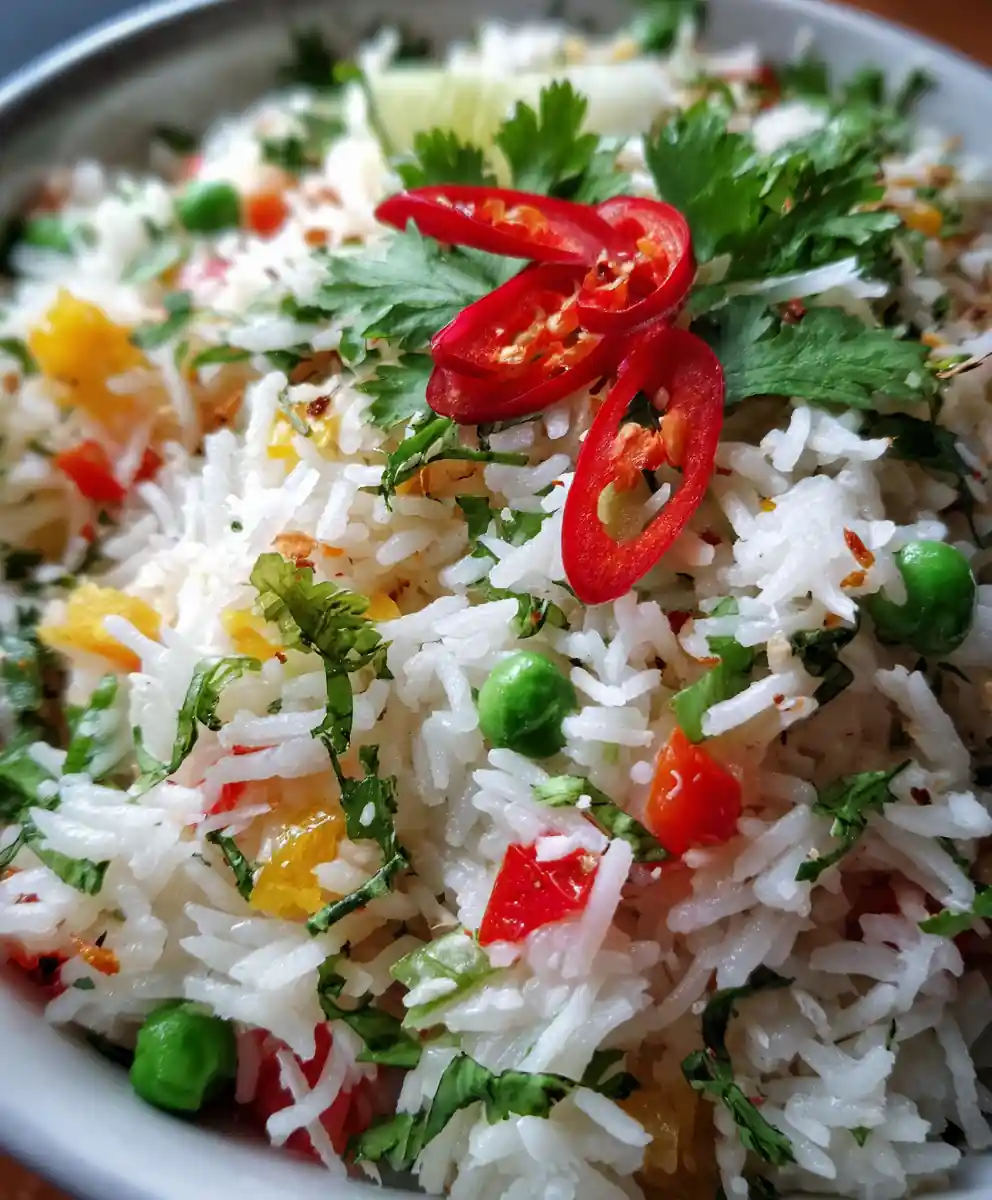 Tropical Coconut Pepper Rice 5 Tropical Coconut Pepper Rice