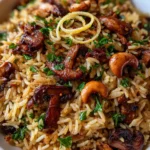 Ultimate Garlic Mushroom Rice Pilaf 6 Ultimate Garlic Mushroom Rice Pilaf 1772913428.9793506
