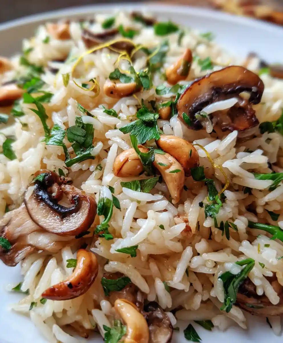 Ultimate Garlic Mushroom Rice Pilaf 5 Ultimate Garlic Mushroom Rice Pilaf