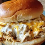 Slow Cooker Ranch Chicken Shredded Sandwiches 4 Slow Cooker Ranch Chicken Shredded Sandwiches