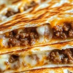 Savory Cheesy Ground Beef Quesadillas 4 Savory Cheesy Ground Beef Quesadillas